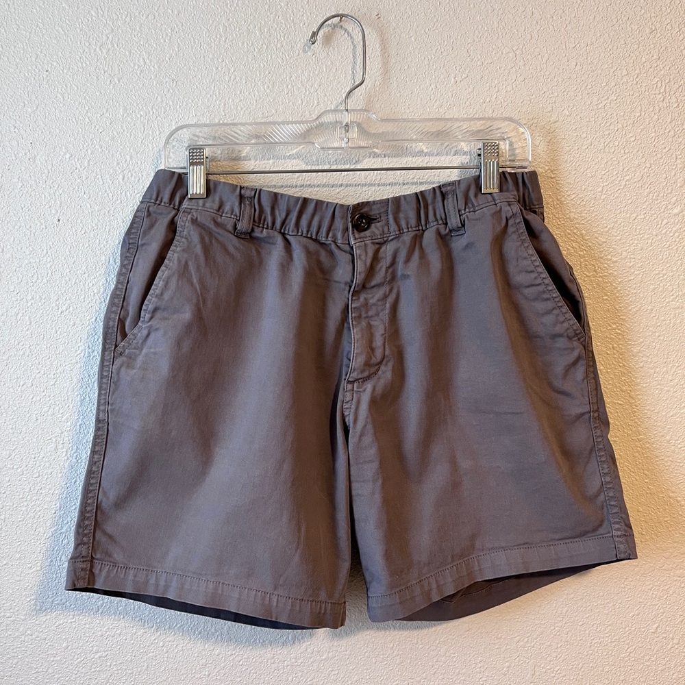 Bearbottom shorts men’s size large 7 inch inseam gray  chino cotton short